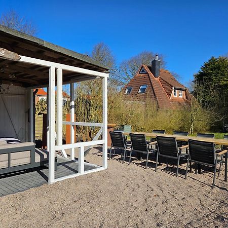 Smittshoern 3 - Nordsee Erdgeschosswohnung Mit Eingezaeunten Garten, Kamin Und Lounge! Altfunnixsiel Extérieur photo