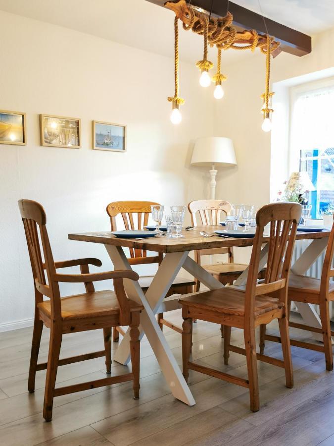 Smittshoern 3 - Nordsee Erdgeschosswohnung Mit Eingezaeunten Garten, Kamin Und Lounge! Altfunnixsiel Extérieur photo